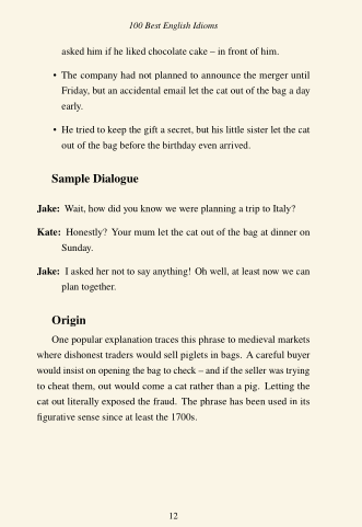 100 Best English Idioms